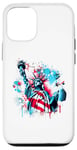 iPhone 12/12 Pro American Style Statue of Liberty Spray Paint Case