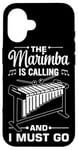 iPhone 16 Funny Marimba Instrument Pun for a Marimba Player Case