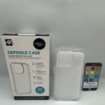 ZAGG DEFENCE Clear CASE Apple iPhone 14 Pro 6.1 Being Sold As Opened Never Used