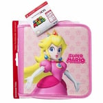 Magnifique Grande Housse Peach Nintendo 2Ds,3Ds Xl,3Ds,New 3Ds Xl, Officiel Neuf