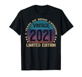 4 Year Old Gifts Vintage 2021 Limited Edition 4th Birthday T-Shirt