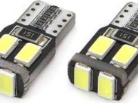 AMiO LED CANBUS 6SMD-2 5730 T10 (W5W) White