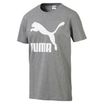 Puma Classics Logo T-Shirt Homme Medium Gray Heather FR : S (Taille Fabricant : S)