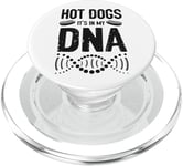 Hot Dog Adult Hot Dogs It's In My Dna PopSockets PopGrip for MagSafe