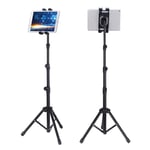 Metal Tripod Mobile Phone Tablet Stand for iPad Mini Air Pro Samsung 360° Rotate