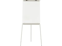 Rocada Flipchart 610V19 (B X H) 1800 Mm X 850 Mm Vit (Ral 9003), Avtorkningsbart Stål, Skrivbar, Justerbar I Höjdled, Inklusive Hållare, Magnetisk R610102