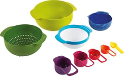 Casdon Joseph Joseph Nest 9 | Colourful Toy Food Prep Set for Children Aged 3 Y