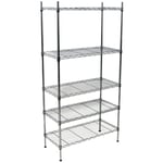 5 Tier Heavy Duty Wire Rack Shelving Unit