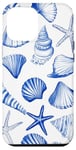 iPhone 12 Pro Max Blue Seashell Coastal Summer, Starfish, Women Case