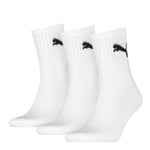 Puma Strømper 3P Short Crew Unisex Socks Hvit Str 39/42