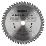 wolfcraft TC Circular Hand Saw Blade, orange series I 6630000 I Fine, clean cuts