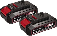 Einhell Double batterie 2,5 Ah TwinPack Power X-Change (Lithium-Ion, 18 V, pour tous les appareils Einhell Power X-Change)