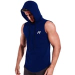 MEETWEE Debardeur Homme Tee Shirt sans Manche Homme Gilet Debardeur sans Manches à Capuche pour Homme Hommes Running, Fitness, Gilet Debardeur Respirant