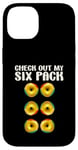 Coque pour iPhone 14 Check Out My Six Pack Funny Donut Lovers Workout Gym