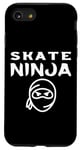 Coque pour iPhone SE (2020) / 7 / 8 Skate Ninja Skateboarding Skater Skateboarder Patinage sur glace