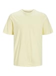 JACK & JONES Men's Jjeorganic Basic Tee Ss O-Neck Noos Chino Shorts, French Vanilla, XS