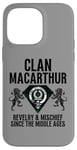 Coque pour iPhone 14 Pro Max MacArthur Clan Scottish Name Blason Tartan Famille