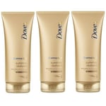 3 x Dove Derma Spa Summer Revived Body Lotion Fair to Medium Skin 200ml