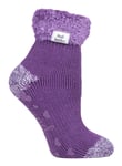 Heat Holders - 1 Paire Chaussettes Antidérapantes De Lit Femme Duveteux Hiver