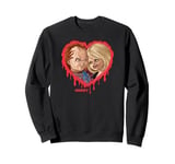 Chucky & Tiffany Bleeding Heart Sweatshirt