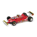 FERRARI 312 T4 G.VILLENEUVE 1979 N.12 2nd FRANCE GP WITH PILOTA 1:43 Brumm