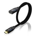 Câble D'Extension Usb C 20 Gpbs - Câble De Données Usb C 3.2 Gen2 X 2 - 240 W Pd3.1 - Charge Rapide Usb-C Mâle Vers Femelle - Transmission Vidéo 4K @ 60 Hz - Compatible Avec S22/S21/S20, Macbook Pro,