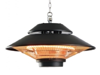 Activejet APH-IH1500, Hängande terrassvärmare, Svart, Plast, Rostfritt stål, Elektrisk, 1500 W, Golden amber