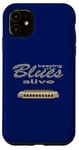 Coque pour iPhone 11 Harmonica blues harp jazz