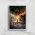 The Hobbit: Battle Of The Five Armies Giclee Art Print - A2 - Wooden Frame