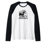 Bearizona Wildlife Park Williams Arizona Raglan Baseball Tee