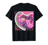 Artistic Keyboard Synth Lover Piano Enthusiast Tee For Teens T-Shirt