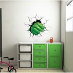 Hulk Väggdekor Heminredning - Hulk Fist Avengers Smash Wall Art Barnrum Marvel Väggdekor Superhjälte Klistermärke Avtagbar tapet Nursery Art