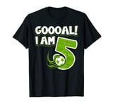 Goooal I-am 5 Soccer Sport Fifth Birthday-Boy T-Shirt