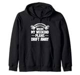 Tubing Where My Weekend Plans Drift Away River Tubing Zip Hoodie