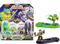 Legends Of Akedo Teenage Mutant Ninja Turtles. Mini Battling Warriors Versus Pac