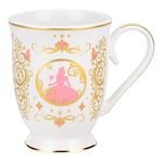 Paladone Wicked Movie Glinda Mug - Cadeau sous licence officielle pour les fans de Wicked, Tasse en céramique rose et or avec monogramme G, thé et café élégants, 250ml (8.4fl oz)