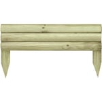 Bordure à planter - Minitraverse - Bois naturel - H.30 x L.55 cm