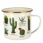 Cactus Mug Gift Republic Natural History Botanical Cacti 500ml Tin Coffee Cup