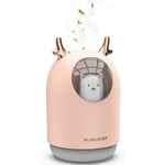 Mezheng - Humidificateur d'air bébé Chambre Ultrasonique Silencieux avec Diffuseur d'huiles Essentielles 7 Couleurs de Lumière 12 Hd'arrêt