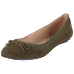 Buffalo London 207-3562 Kid Suede 117016, Ballerines Femme - Vert-TR-L-1-42, 40 EU