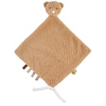 Nattou Grand Doudou Plat en Polyester, Ourson, Compagnon de Route dès la Naissance, 35 x 35 cm, Teddy, Marron Clair