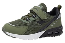 KangaROOS Kx-ARG Ev Basket, Olive Jet Black, 27 EU