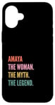 Coque pour iPhone 16 Plus Funny First Name Design Woman Myth Legend - Amaya