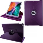 ® 2.0 Etui Pour Apple Ipad Pro 12.9 (Model 2015/2017) Coque De Protection Rotation 360° Smart Housse Cover Case Stand Auto Réveil/Sommeil | Violet