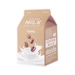 Coffee Milk One-Pack uppstramande sheet mask Kaffe 20g