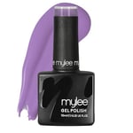 Mylee Gel Nail Polish 10ml [Lilac U a Lot] UV/LED Soak-Off Nail Art Manicure Pedicure for Professional, Salon & Home Use [Purple Range] - Long Lasting & Easy to Apply