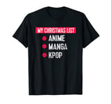 Funny KPOP Anime Manga Christmas Shirt T-Shirt