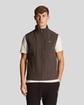 Lyle & Scott Mens Softshell Gilet in Grey - Size X-Large