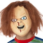 Halloween Fancy Dress Licensed Childs Play 2 Chucky Mask with Hair by Smiffys