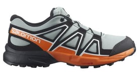 Chaussures de trail salomon speedcross enfant gris   orange